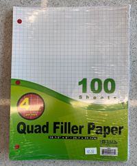 100Ct Quad Filler Paper