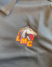 LMC Black Silk Polo Shirts
